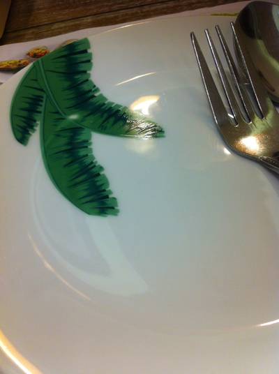 บานาน่าลีฟฟฟฟ ที่ ร้านอาหาร Banana Leaf Promenade