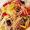 ตำซั่วปูปลาร้า ที่ ร้านอาหาร ไก่ย่างเสือใหญ่ (รัชดา 36)