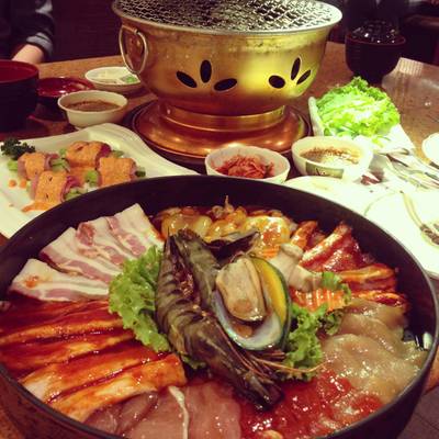 ร้านอาหาร Sukishi Charcoal Grill Central Rama 9
