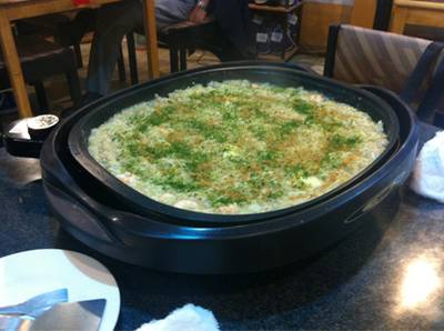 Monjya Yaki ที่ ร้านอาหาร Don Don