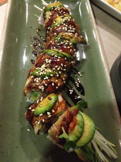 Dragon ที่ ร้านอาหาร Isao Dragon ที่ ร้านอาหาร Isao