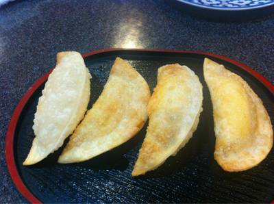 เกี๊ยวห่อชีสต์ทอด กรอบอร่อย ที่ ร้านอาหาร Don Don