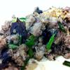 หมูสับผัดหนำเลี๊ยบ ที่ ร้านอาหาร ข้าวต้มเป็ดอ้วน