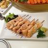 พุงปลาแซลมอลย่าง.  ที่ ร้านอาหาร Fuji มาบุญครอง