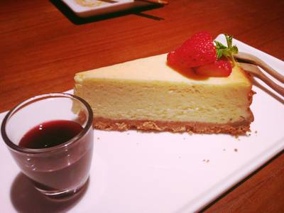 NewYork Cheesecake ที่ ร้านอาหาร ปลาดิบ