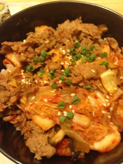 ข้าวผัดกิมจิหมู ที่ ร้านอาหาร AI Japanese Village The Nine Rama 9