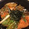 ข้าวปลาแซลมอน ที่ ร้านอาหาร AI Japanese Village The Nine Rama 9