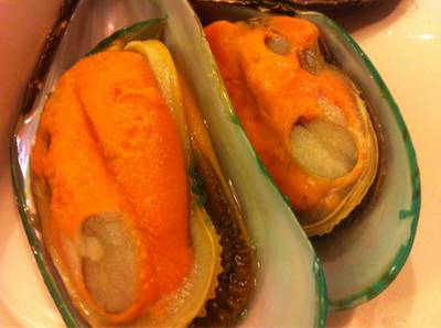 หอยแมงภู่ นิวซีแลนด์ ที่ ร้านอาหาร Yura An Grill The Ninth