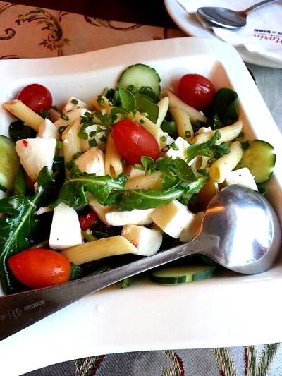 Penne with Rocket and Mozzarella Salad ที่ ร้านอาหาร Maria Pizzeria & Restaurant