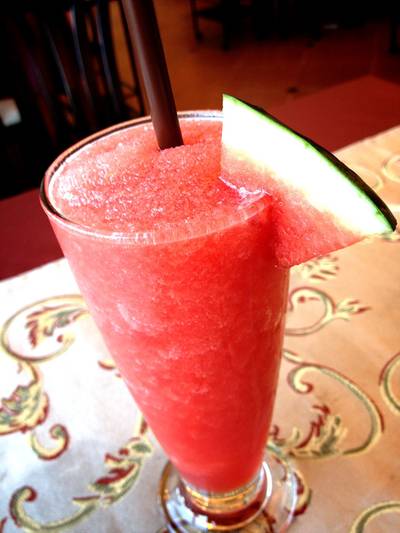 น้ำแตงโมปั่น ที่ ร้านอาหาร Maria Pizzeria & Restaurant