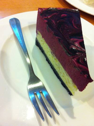 Blackcurrant Cheesecake ที่ ร้านอาหาร Lancake
