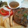 Pepper steak รสชาติถูกใจเด็กๆ เลยหล่ะ ที่ ร้านอาหาร Vintage 2009