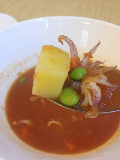 Japanese Style Minestrone Soup ที่ ร้านอาหาร Pasta De Waraku CentralWorld