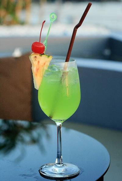 Buritara Sunset Cocktail ที่ ร้านอาหาร Buri Tara Wine Bar & Restaurant