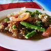 ตำคอหมูย่าง มันๆ เค็มๆ ไม่มีมะละกอ ที่ ร้านอาหาร ส้มตำหน้าเมือง พัทยาเหนือ