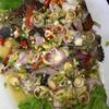 พล่าปูนิ่ม ที่ ร้านอาหาร ฟาร์มปูนิ่ม