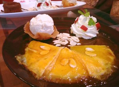 Crepe Suzette ที่ ร้านอาหาร The Fabulous Bar & Dessert Cafe