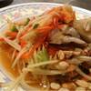 ส้มตำปูม้า ที่ ร้านอาหาร ไก่ทอดเจ๊กี (ส้มตำโปโล)