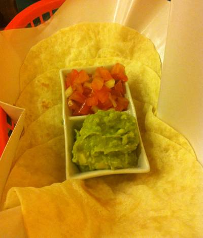 Fajitas ที่ ร้านอาหาร La Monita Taqueria