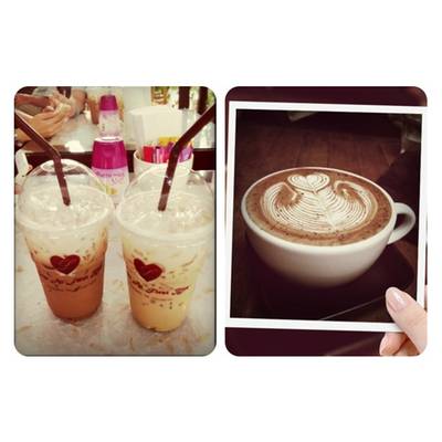 Mocca n' Latte :)) ที่ ร้านอาหาร Love at first bite