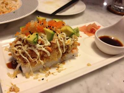 Tempura Flake Chirashi ที่ ร้านอาหาร On the table tokyo café Central World