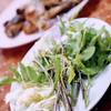 ผักสดๆ ที่ ร้านอาหาร ไก่ย่างสืบศิริ