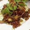 ปูนิ่มทอดกระเทียม ที่ ร้านอาหาร ร้านตังเก 1 ( เจ้ดำ )
