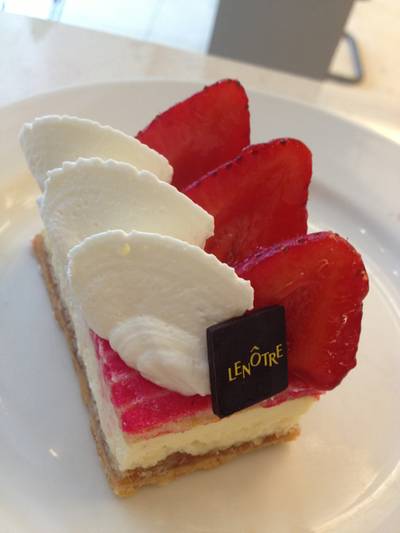 Schuss Cake ที่ ร้านอาหาร Lenotre Siam Paragon