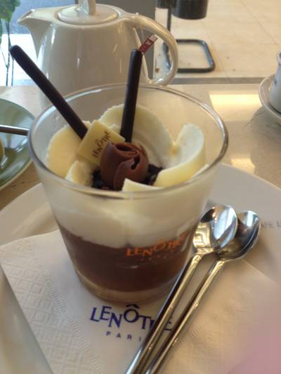 Nior Intense Cake ที่ ร้านอาหาร Lenotre Siam Paragon
