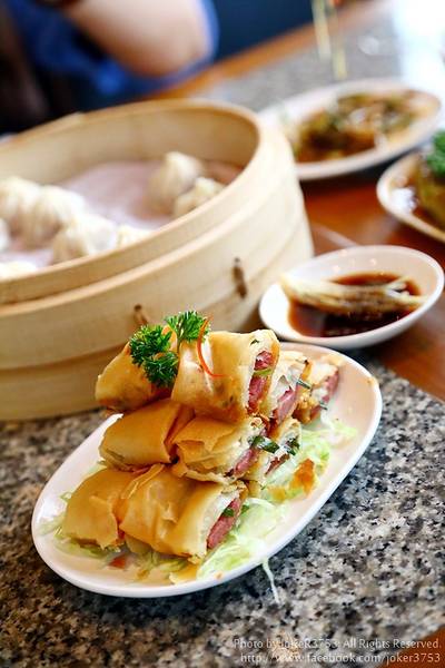 ปอเปี๊ยะอกเป็ดจ้า ที่ ร้านอาหาร ติ่น ไท่ ฟง central world