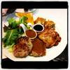 สเต็กเบอร์เกอร์หมู&ไก่เทอริยากิ