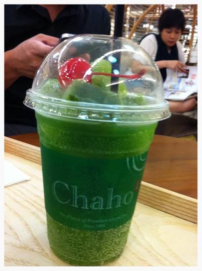 มัทชะซ่าๆๆ มัทชะร็อคค่า ที่ ร้านอาหาร Chaho สยามพารากอน