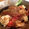 กุ้งอบวุ้นเส้น (270.-) ใช้กุ้งตัวใหญ่ๆ ที่ ร้านอาหาร แหลมเจริญซีฟู้ด Central World