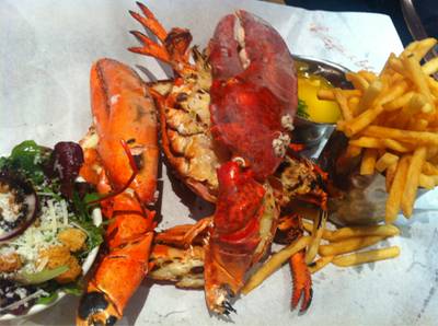 Grilled Lobster ที่ ร้านอาหาร Burger&Lobster May Fair