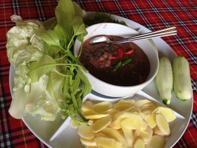 กะปิหลน ที่ ร้านอาหาร Thong-U-Rai
