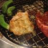 เนื้อลายได้ที่ ที่ ร้านอาหาร Grilliku