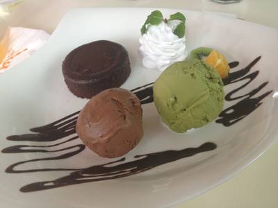 chocolate lava ที่ ร้านอาหาร Melt Me ทองหล่อ 10