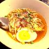 ก๋วยเตี๋ยวไข่เส้นเล็กต้มยำ  ที่ ร้านอาหาร ก๋วยเตี๋ยวไข่ย้อนยุค Central Bangna