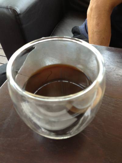 Americano Press ที่ ร้านอาหาร Coffee Gallery Americano Press ที่ ร้านอาหาร Coffee Gallery