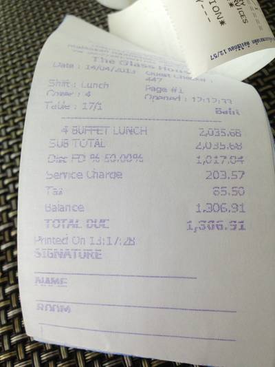 50% Discount ที่ ร้านอาหาร Glass House Eastin Bangkok 50% Discount ที่ ร้านอาหาร Glass House Eastin Bangkok