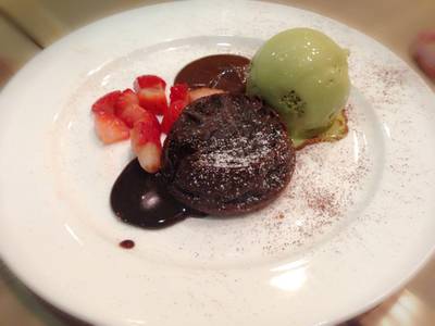 Chocolate Lava ที่ ร้านอาหาร After You Dessert Cafe La Villa Chocolate Lava ที่ ร้านอาหาร After You Dessert Cafe La Villa