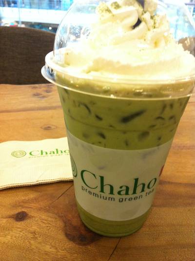 Chaho Cappucino Low Fat ที่ ร้านอาหาร CHAHO Central World Chaho Cappucino Low Fat ที่ ร้านอาหาร CHAHO Central World