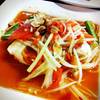 ส้มตำไข่เค็ม ที่ ร้านอาหาร ไก่ย่างโคราช พุทธมณฑลสาย 4