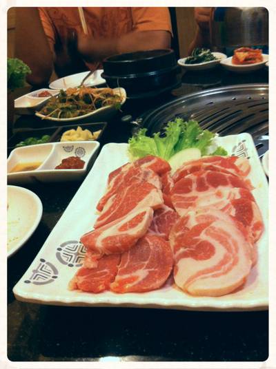 Korean BBQ น้ำจิ้มเค็มมากค่ะ ที่ ร้านอาหาร ล้ำลำ (Lum Lum) Korean Restaurant Korean BBQ น้ำจิ้มเค็มมากค่ะ ที่ ร้านอาหาร ล้ำลำ (Lum Lum) Korean Restaurant