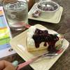 Blueberry Cheeze Cake  ที่ ร้านอาหาร บ้านนฤมิตร