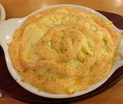 เต้าหู้ชีส ครีมไข่หอย ที่ ร้านอาหาร Pasta De Waraku CentralWorld