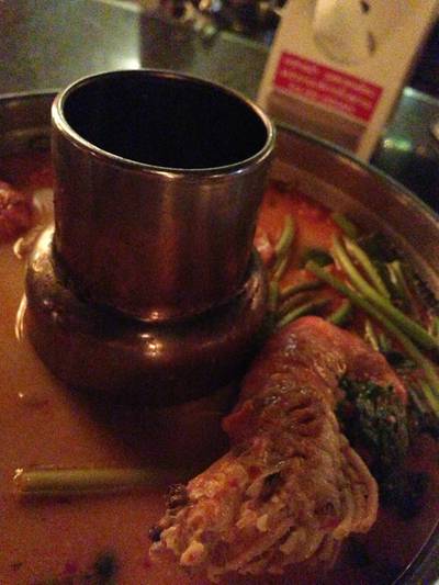 ต้มยำน้ำข้นกุ้งแม่น้ำ ที่ ร้านอาหาร มุมอร่อย นาเกลือ ต้มยำน้ำข้นกุ้งแม่น้ำ ที่ ร้านอาหาร มุมอร่อย นาเกลือ