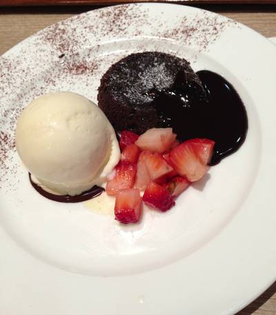 Chocolate Lava ที่ ร้านอาหาร After You Dessert Cafe La Villa Chocolate Lava ที่ ร้านอาหาร After You Dessert Cafe La Villa