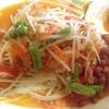 ส้มตำไข่เค็ม ที่ ร้านอาหาร ไก่ทอดเจ๊กี (ส้มตำโปโล)