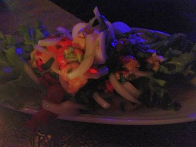 ยำแซมอล ที่ ร้านอาหาร Fallabella